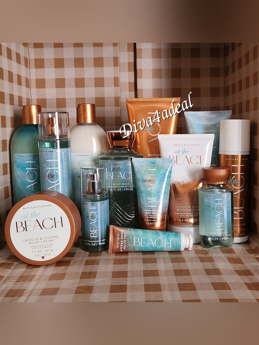 Bath & Body Works AT THE BEACH 13PC Collection Bundle